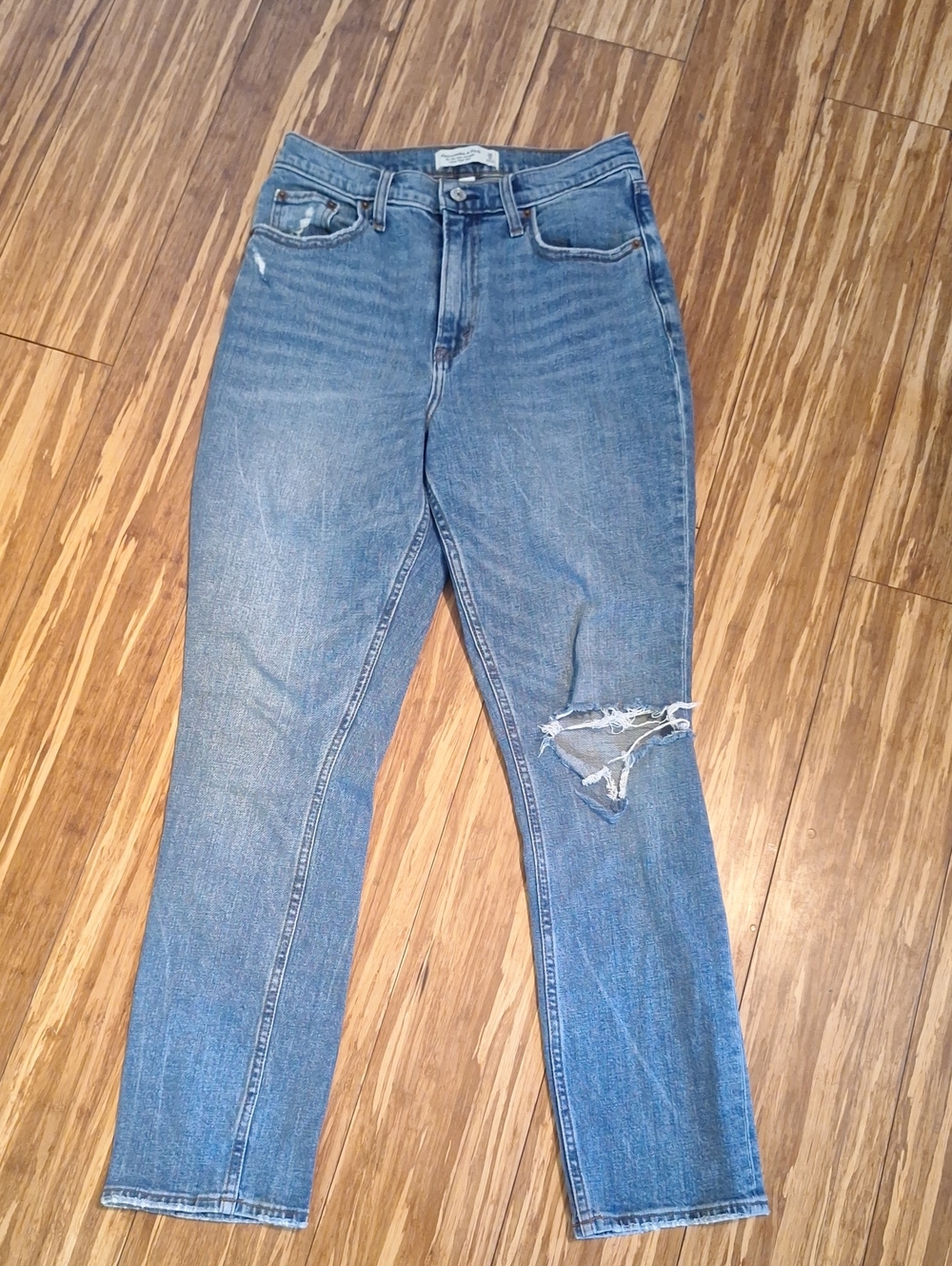 Abercrombie & Fitch Womens 90s Slim Straight Ultra High Rise Jeans Size 28